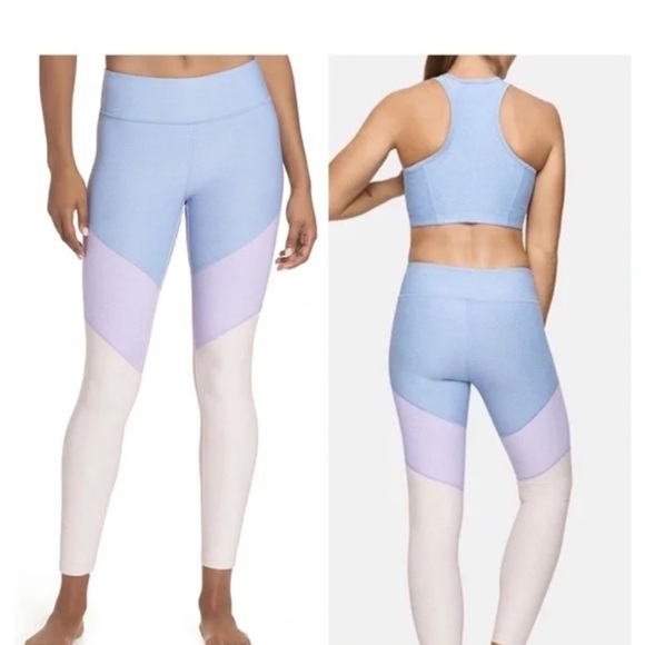 Outdoor Voices Pants - Outdoor Voices Blue and Gray Activewear